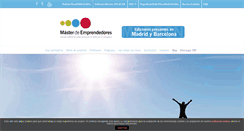 Desktop Screenshot of masterdeemprendedores.com