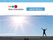 Tablet Screenshot of masterdeemprendedores.com